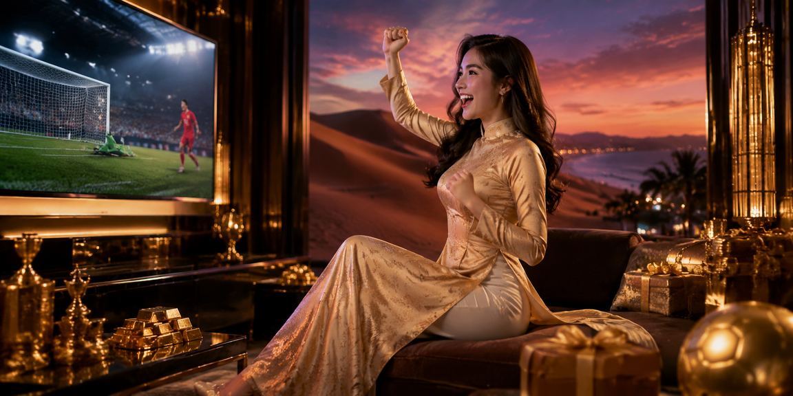 Người chơi đặt cược tại casino Mui Ne với phụ kiện truyền thống áo dài
